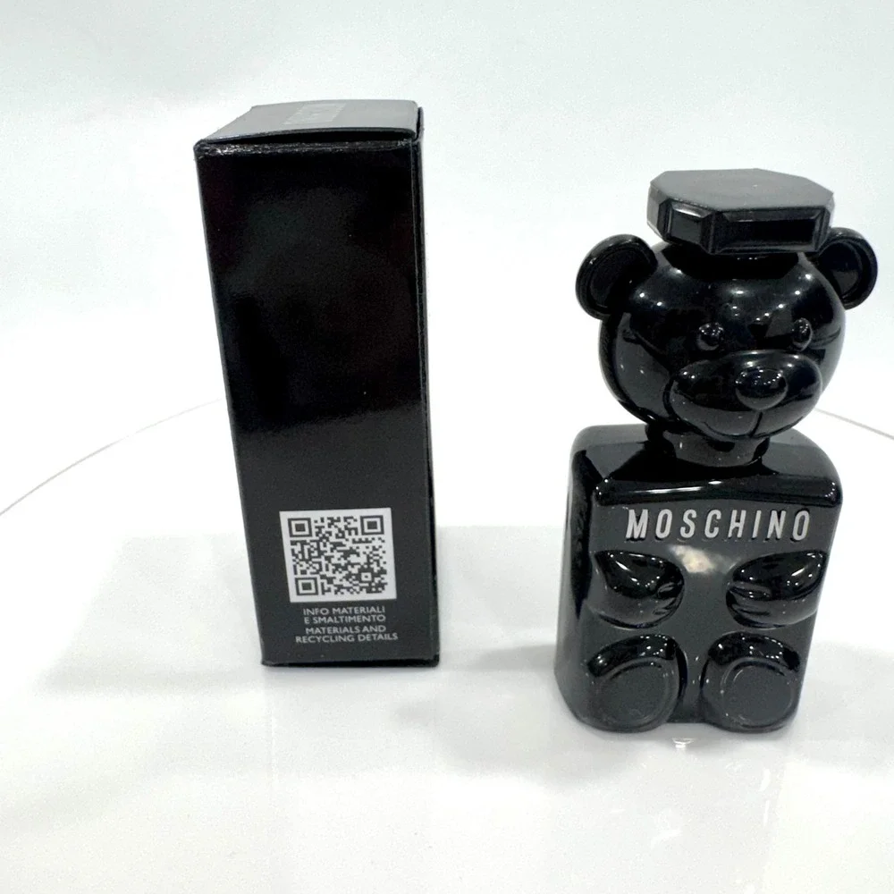 Moschino Toy Boy Eau de Parfum Men 5ml 0.17oz Mini Black Teddy Bear Fragrance